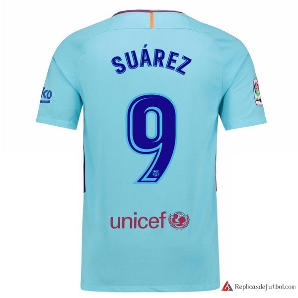 Camiseta Barcelona Segunda equipación Suarez 2017-2018